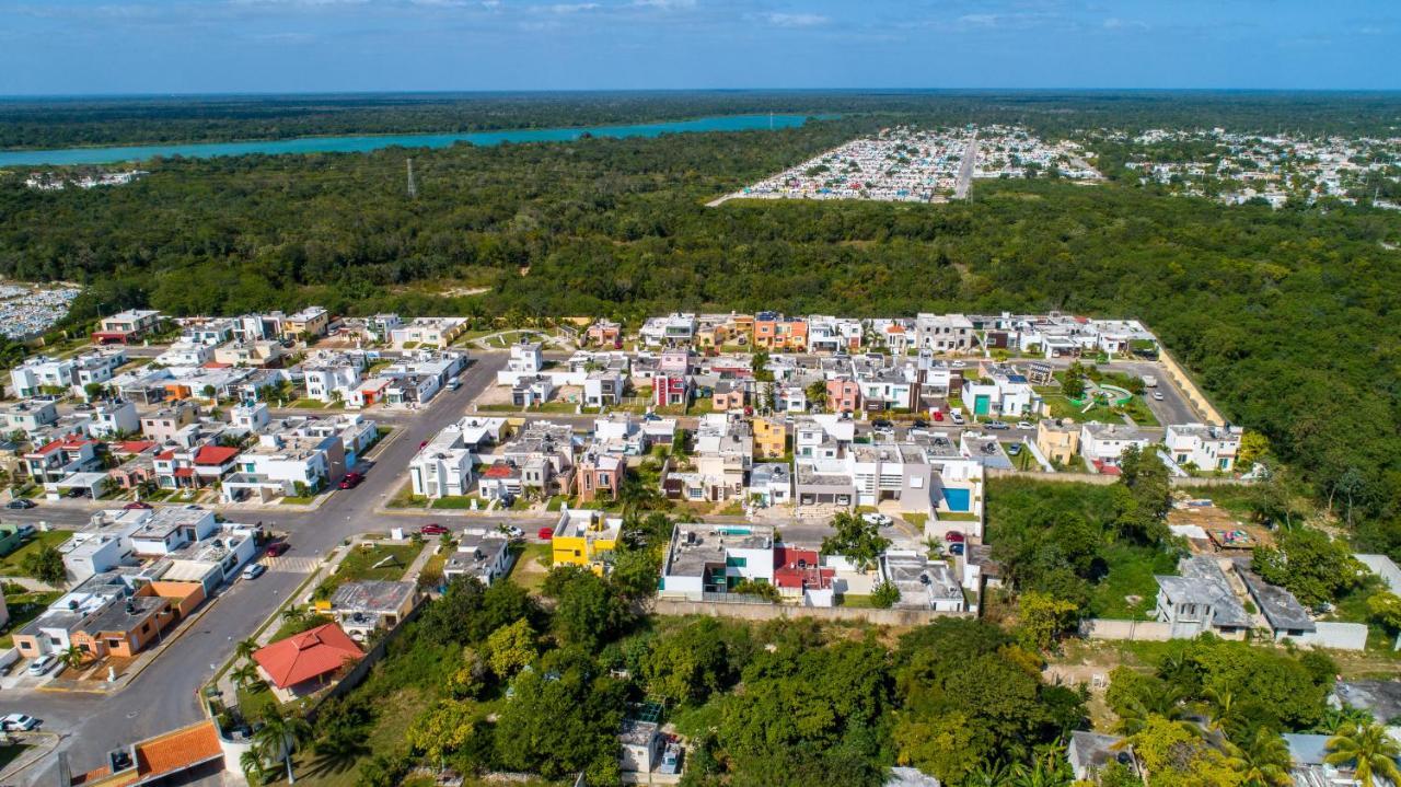 Вилла Casa Moderna En Segura Residencial Hacienda Четумаль Экстерьер фото